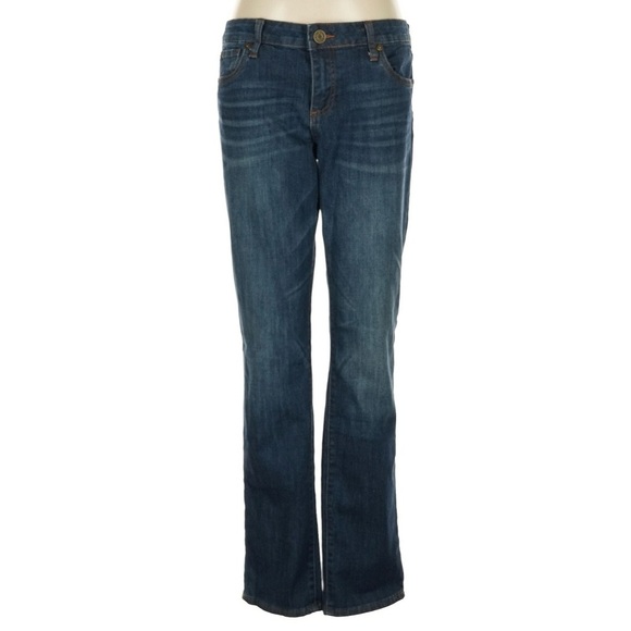 KUT from the Kloth Dark Wash Denim‎ Jeans Slim Leg Women's Size 8 - Picture 1 of 14